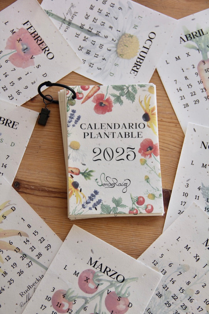 Calendario Plantable 2025